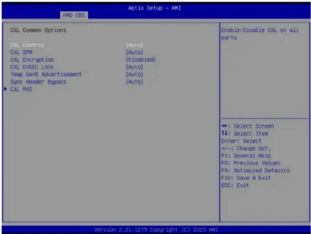 GIGABYTE MZ33-CP0 - 2-3-7 CXL Common Options - 1