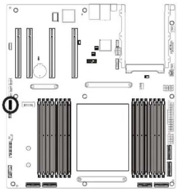 GIGABYTE MZ33-CP0 - 13) BP\_1 (HDD Backplane Board Header) - 1