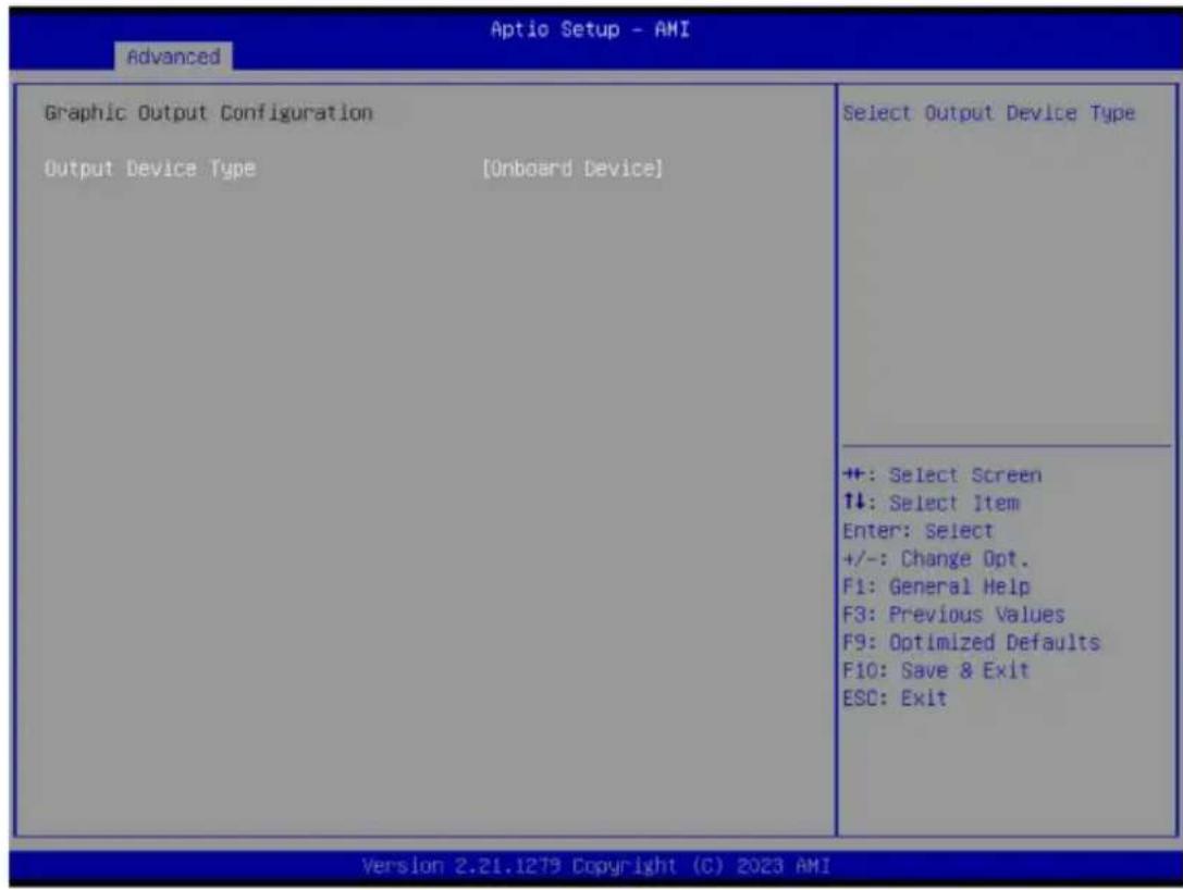 GIGABYTE MZ33-CP0 - 2-2-14 Graphic Output Configuration - 1
