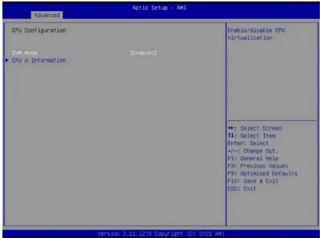 GIGABYTE MZ33-CP0 - 2-2-7 CPU Configuration - 1