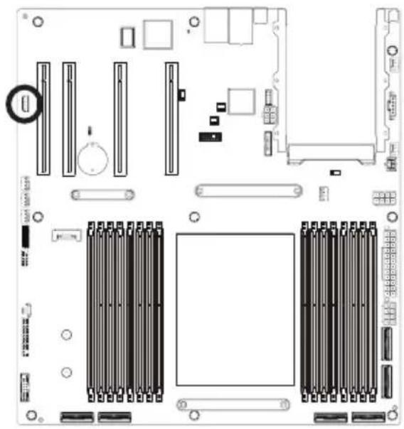 GIGABYTE MZ33-CP0 - 16) IPMB (Intelligent Platform Management Bus) Connector - 1