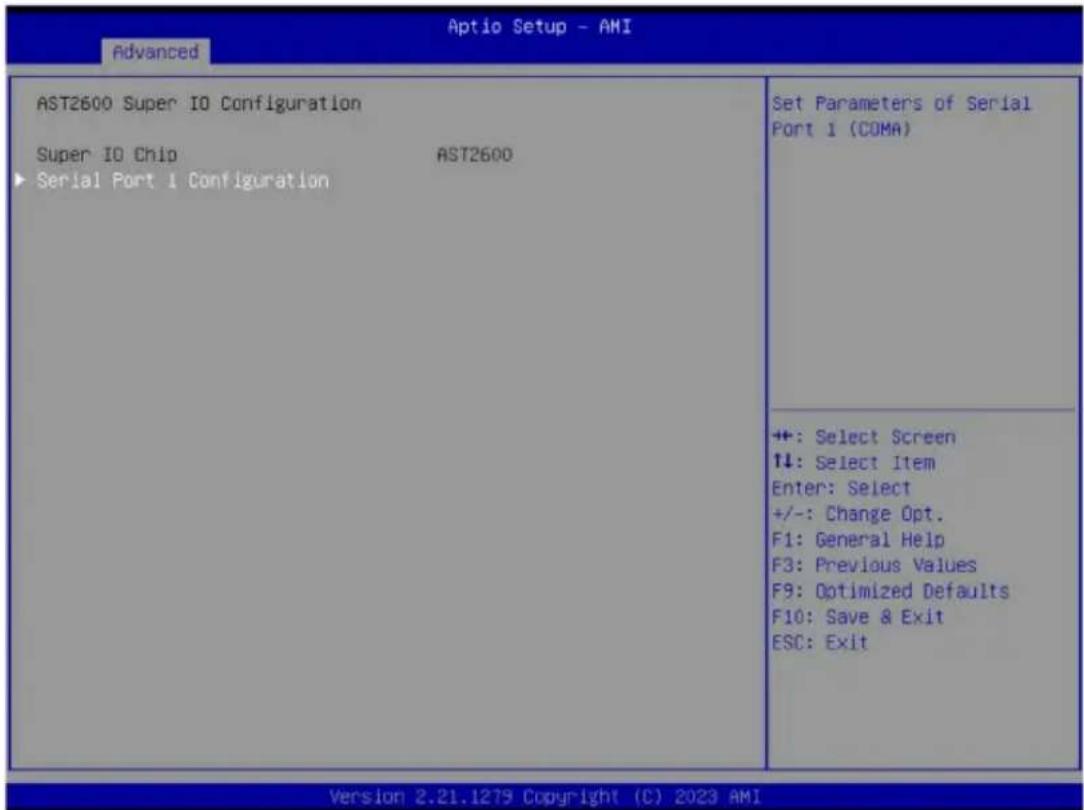 GIGABYTE MZ33-CP0 - 2-2-4 AST2600 Super IO Configuration - 1