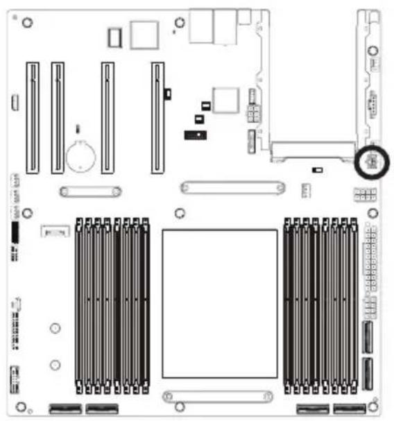 GIGABYTE MZ33-CP0 - (2x12 Main Power Connector and 2x4/2x3 12V Power Connector) - 6