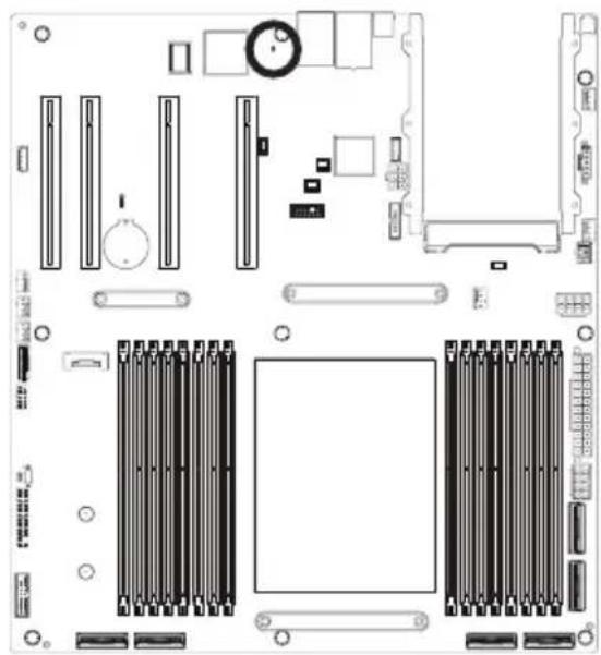 GIGABYTE MZ33-CP0 - 18) LED\_BMC (BMC Firmware Readiness LED) - 1