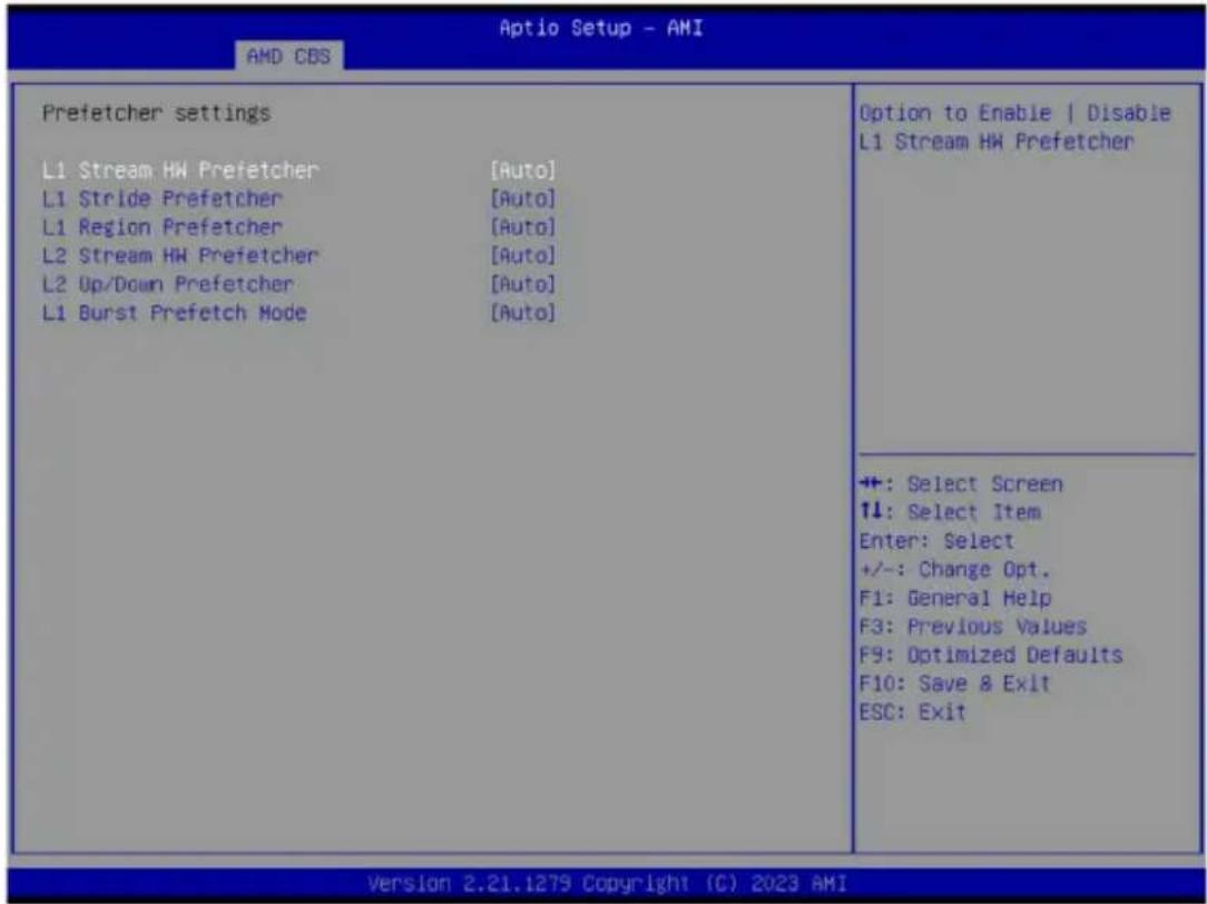 GIGABYTE R243-EG0 - 5-3-1-2 Prefetcher Settings - 1