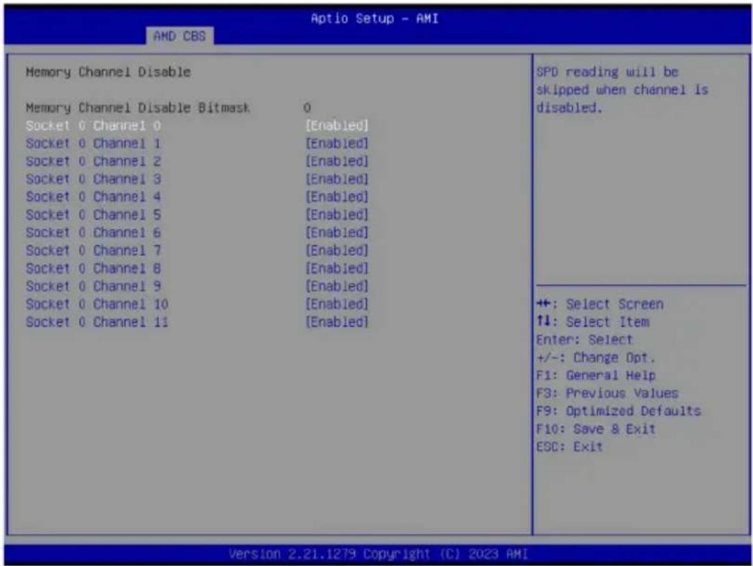 GIGABYTE R243-EG0 - 5-3-3-2-2 Memory Channel Disable - 1