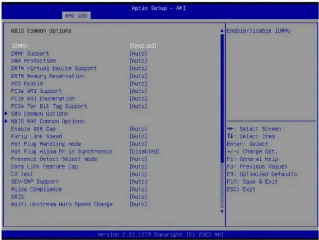 GIGABYTE R243-EG0 - 5-3-4 NBIO Common Options - 1