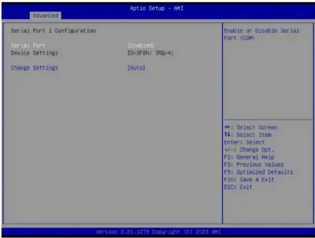 GIGABYTE R243-EG0 - 5-2-4-1 Serial Port 1 Configuration - 1