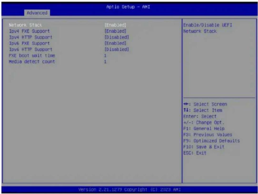 GIGABYTE R243-EG0 - 5-2-12 Network Stack Configuration - 1