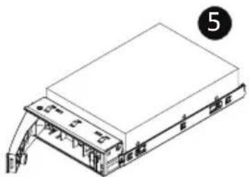 GIGABYTE R243-EG0 - Follow these instructions to install a 3.5" hard disk drive: - 3