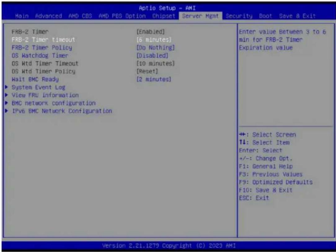 GIGABYTE R243-EG0 - 5-6 Server Management Menu - 1