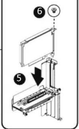 GIGABYTE R243-EG0 - Follow these instructions to install a PCIe card: - 6