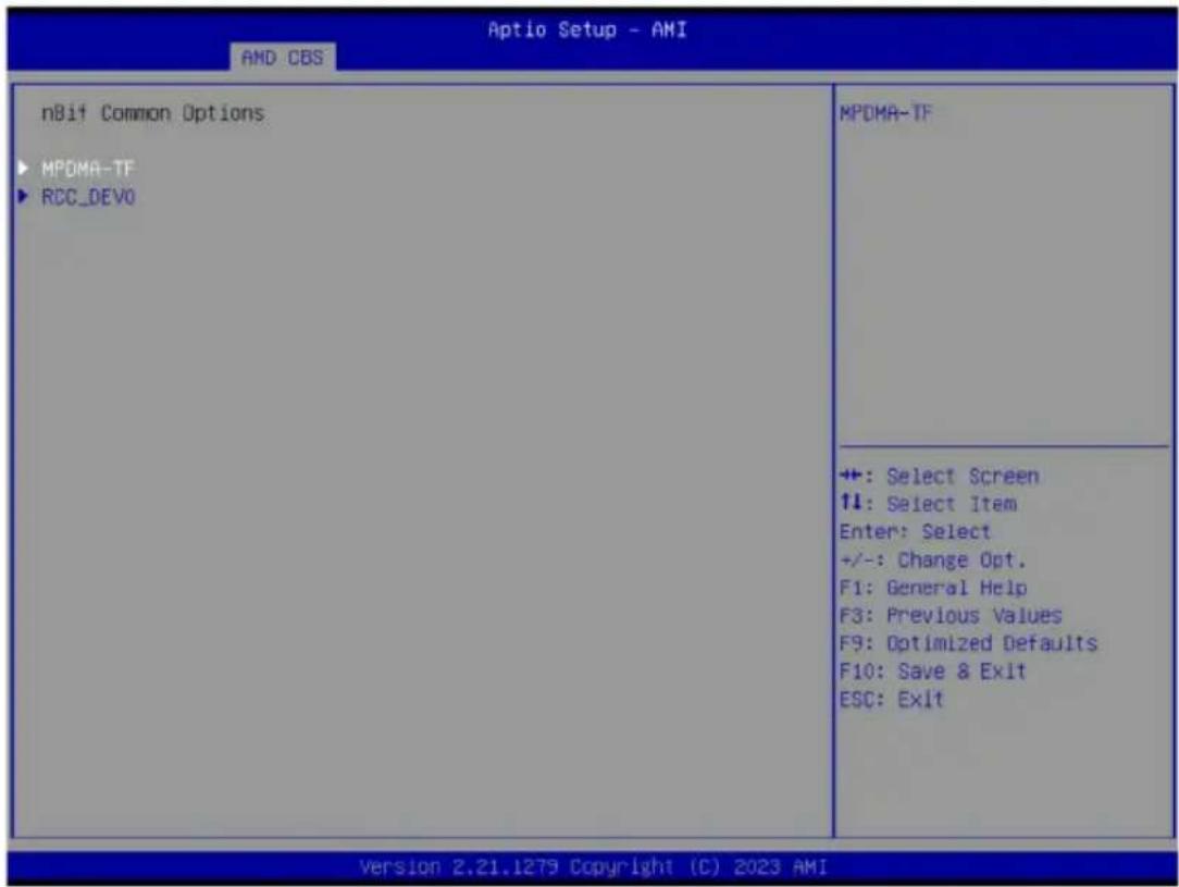 GIGABYTE R243-EG0 - 5-3-4-2 NBIO RAS Common Options - 1