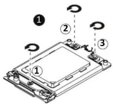 GIGABYTE R243-EG0 - Follow these instructions to install the CPU: - 1