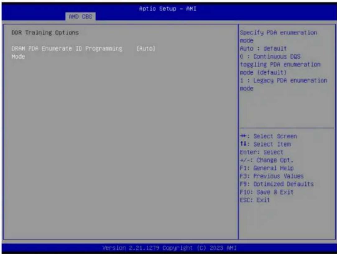 GIGABYTE R243-EG0 - 5-3-3-7 DDR Training Options - 1