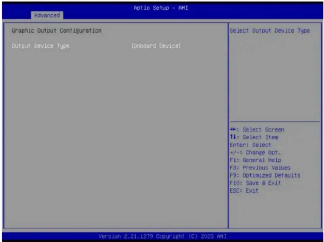 GIGABYTE R243-EG0 - 5-2-15 Graphic Output Configuration - 1