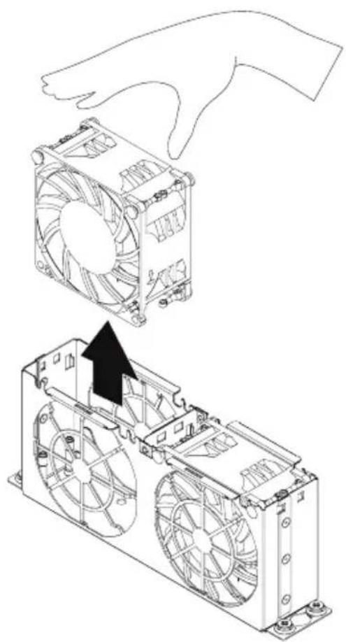GIGABYTE R243-EG0 - Follow these instructions to replace a fan assembly: - 1