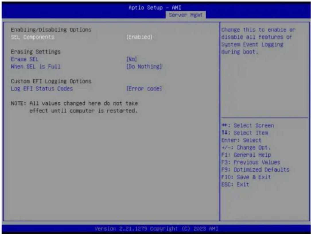 GIGABYTE R243-EG0 - 5-6-1 System Event Log - 1