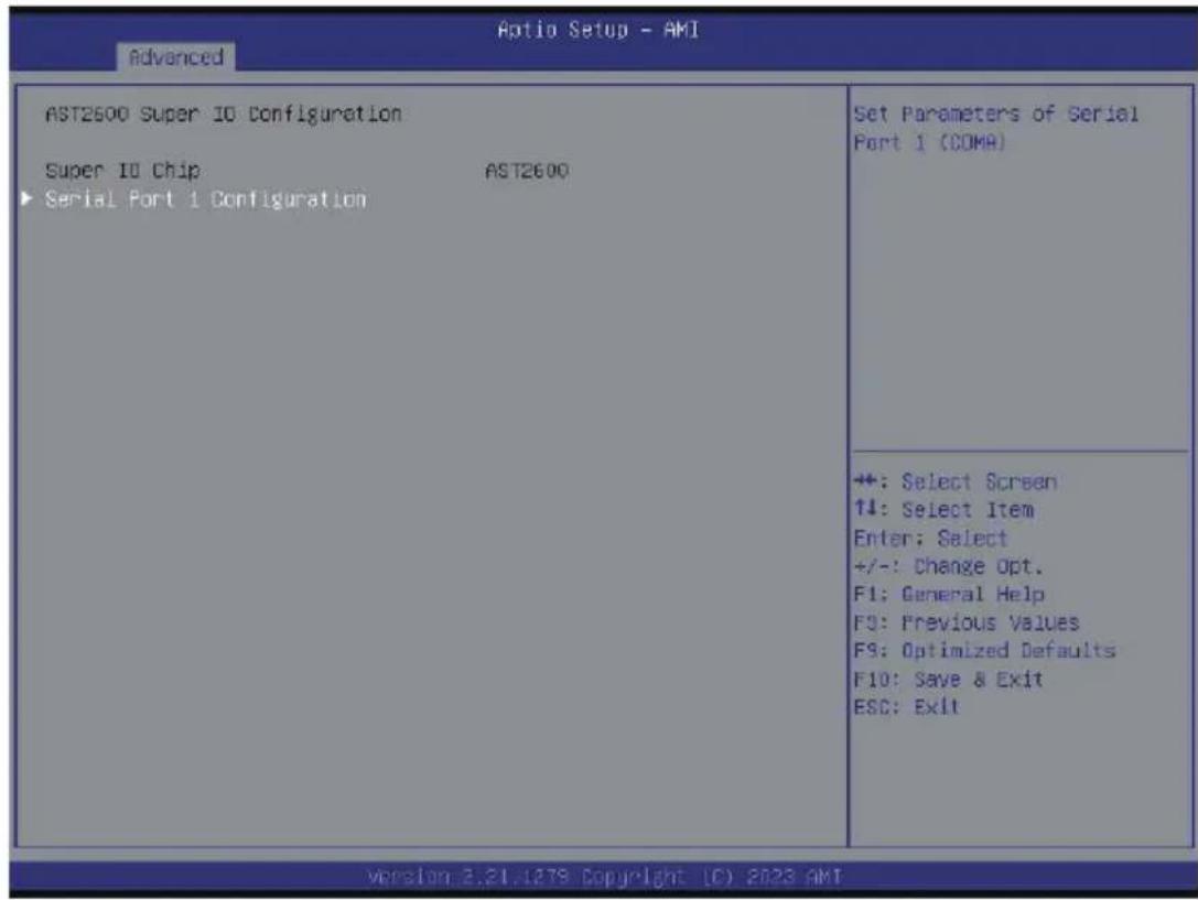 GIGABYTE R283-ZF0 - 5-2-4 AST2600 Super IO Configuration - 1