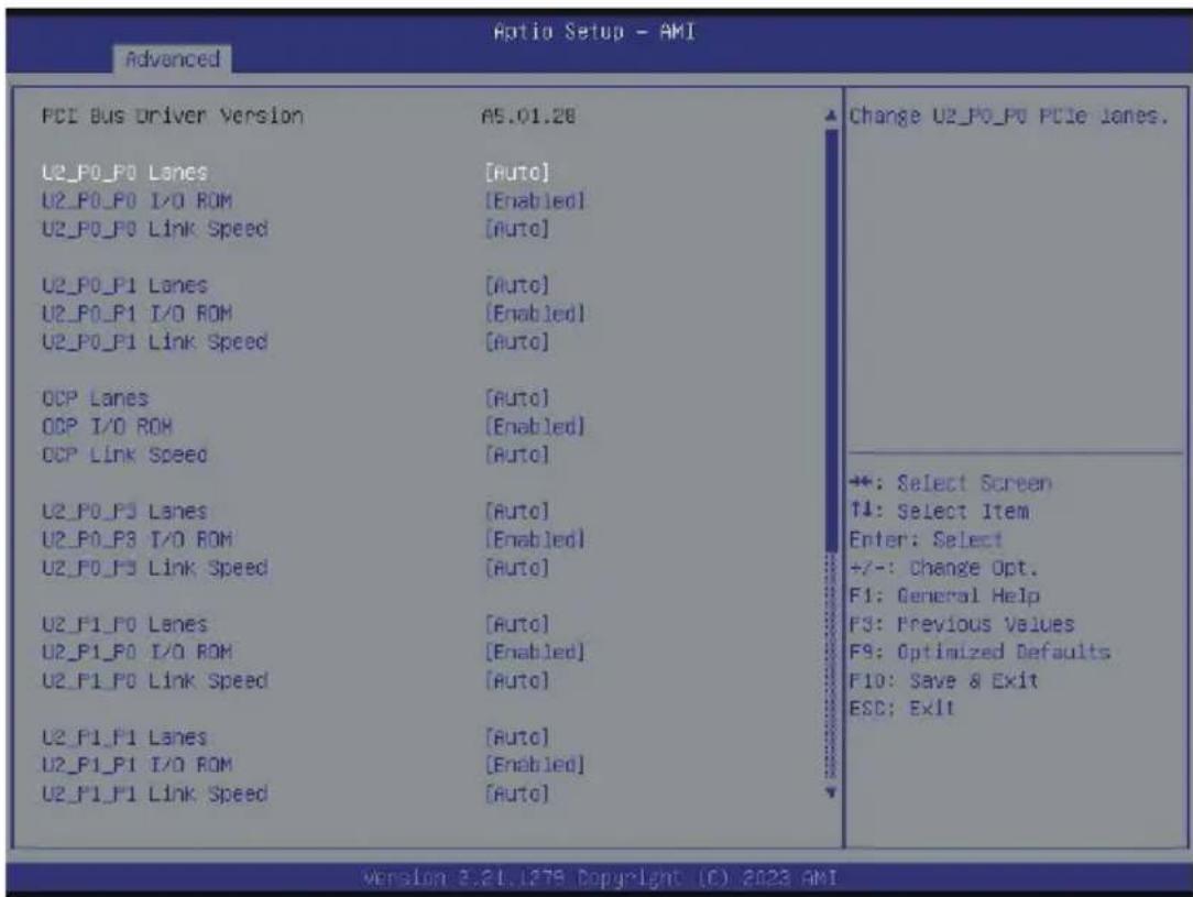 GIGABYTE R283-ZF0 - 5-2-8 PCI Subsystem Settings - 1