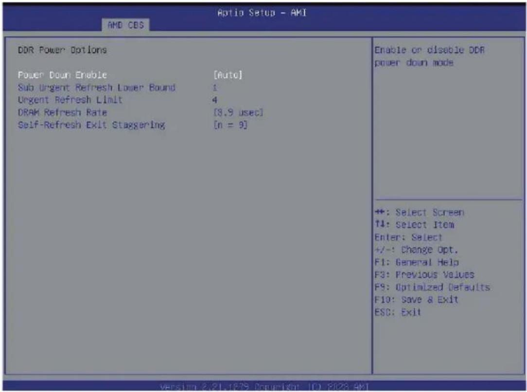 GIGABYTE R283-ZF0 - 5-3-3-2-1 DDR Power Options - 1