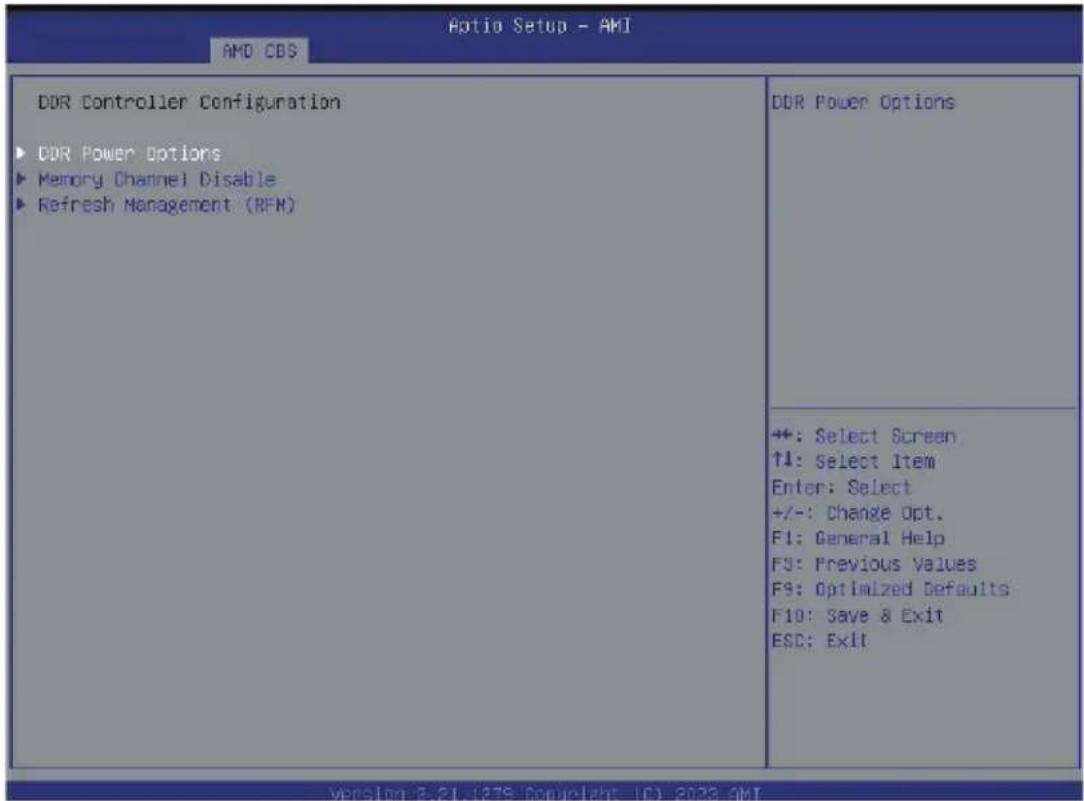 GIGABYTE R283-ZF0 - 5-3-3-2 DDR Controller Configuration - 1