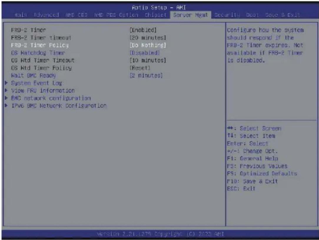 GIGABYTE R283-ZF0 - 5-6 Server Management Menu - 1