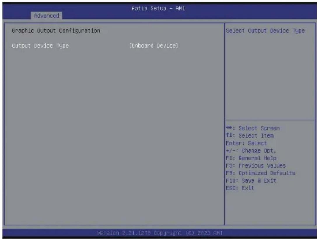 GIGABYTE R283-ZF0 - 5-2-14 Graphic Output Configuration - 1