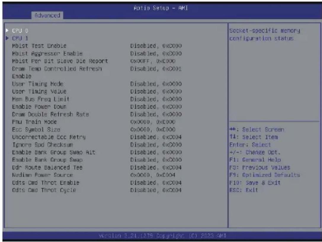 GIGABYTE R283-ZF0 - 5-2-15 AMD Mem Configuration Status - 1