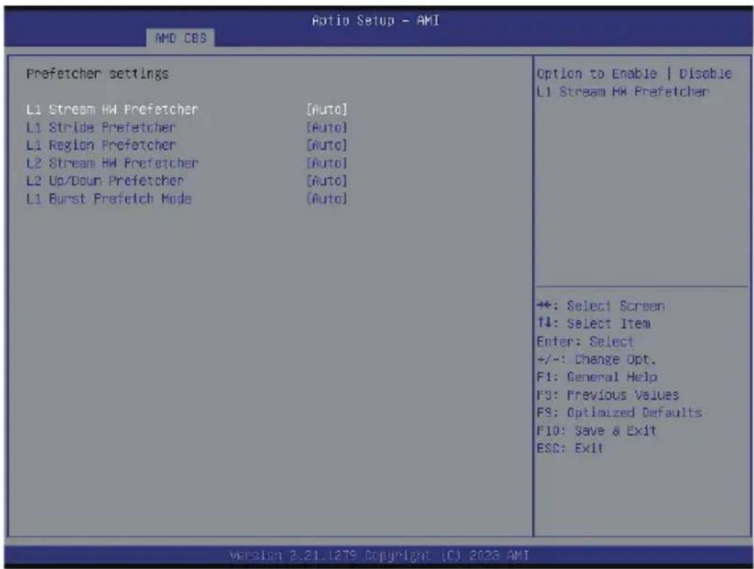 GIGABYTE R283-ZF0 - 5-3-1-2 Prefetcher Settings - 1