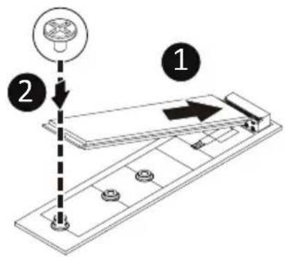 GIGABYTE R283-ZF0 - Follow these instructions to install the M.2 device: - 1