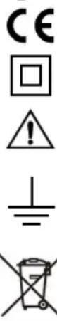 Gossen Metrawatt R2500 - Signification des symboles sur l'appareil Caractéristiques et consignes de sécurité - 1