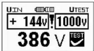 UIN 40000 UTEST + 144v! 1000v 386 V TEST