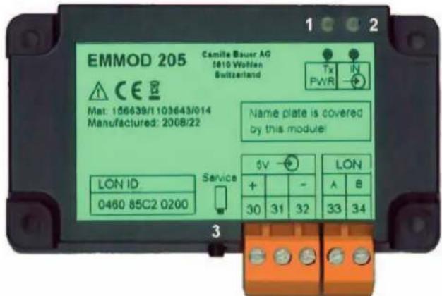 Gossen Metrawatt EMMOD205 - Display and operating elements - 1