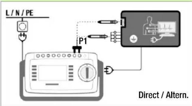 L / N / PE P1 Direct / Altern.