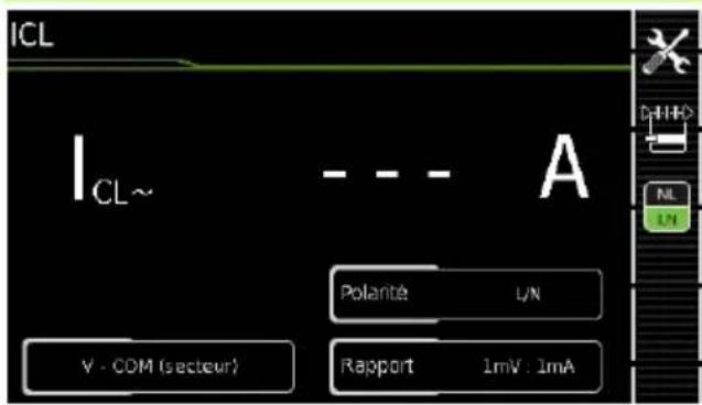 ICL I CL~ A Polante LN V - CDM (secteur) Rapport 1mV : 1mA