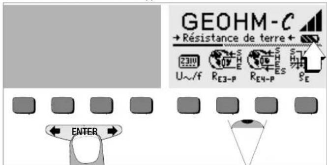GEOHM-C →Résistance de terre← 231V U~/f RE3-P RE4-P SE ENTER