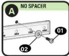 SANUS VIWLF128-B2 - 1-3 Attach TV Brackets to Your TV - 2