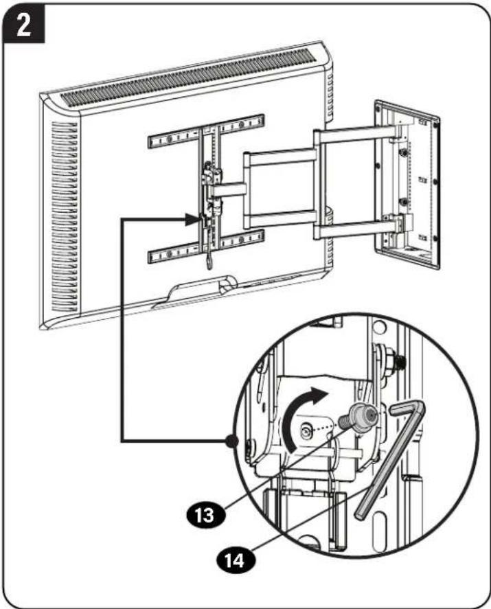 SANUS VIWLF128-B2 - 3-2 Attach TV to Arm Assembly - 3