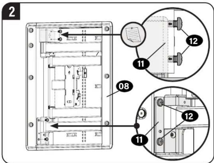 SANUS VIWLF128-B2 - 3-1 Attach Arm Assembly to the In-wall Box - 2