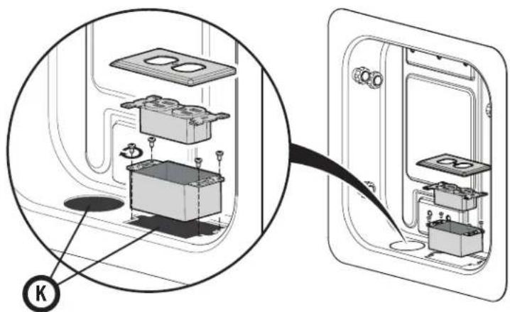 SANUS VIWLF128-B2 - Junction Box (Not Included) - 4