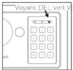 Voyant DEL verl Vb well
