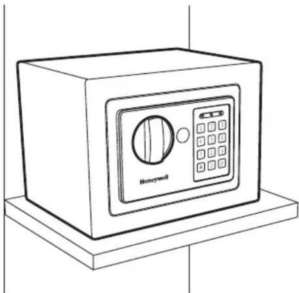 HONEYWELL 5605P - To secure your safe to the wall and/or floor: - 4
