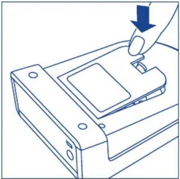 Hartmann Tensoval duo control Large - Mise en place / changement des piles - 3