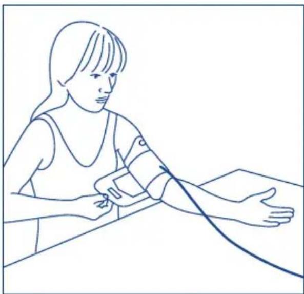 Hartmann Tensoval duo control Large - Applicazione del bracciale - 2