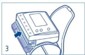 Hartmann Tensoval mobil classic - Inserting the batteries - 3