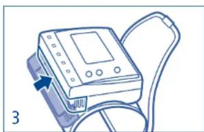 Hartmann Tensoval mobil classic - Einlegen der Batterien - 2