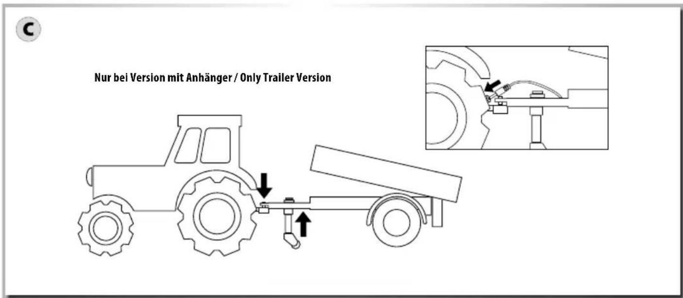 Carson Traktor JCB - Traktor JCB mit Anhänger / Tractor JCB with Trailer 2.4 GHz - 3
