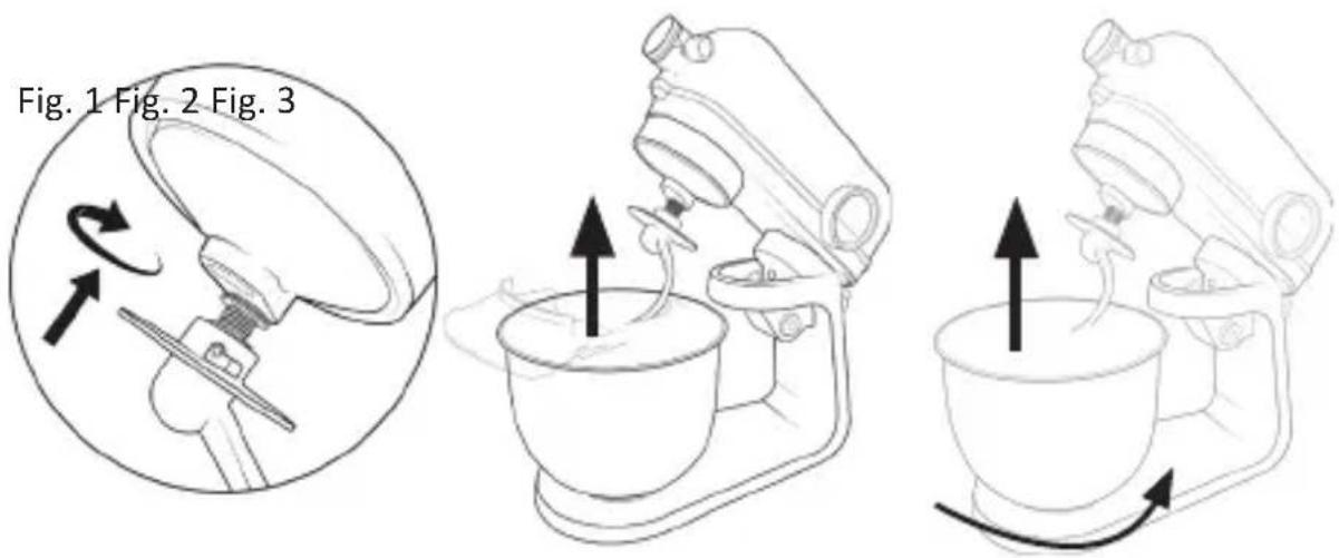 Arendo 303919 - Note: Due to the safety circuit, the appliance only works when the motor unit is lowered and locked! - 2