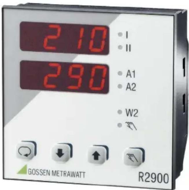 210 290 I II A1 A2 W2 GOSSEN METRAWATT R2900